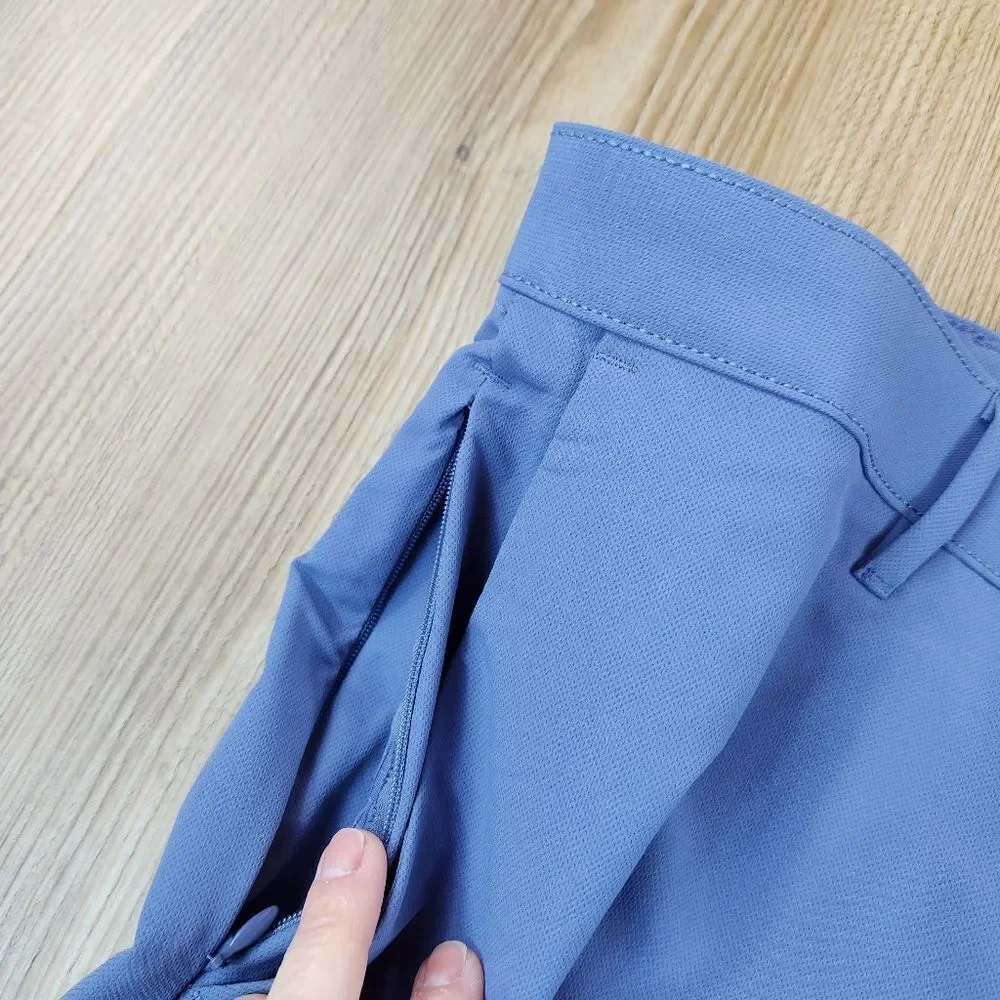 🔸️NWT Banana Republic Blue Flat Front Pants Size 38x32